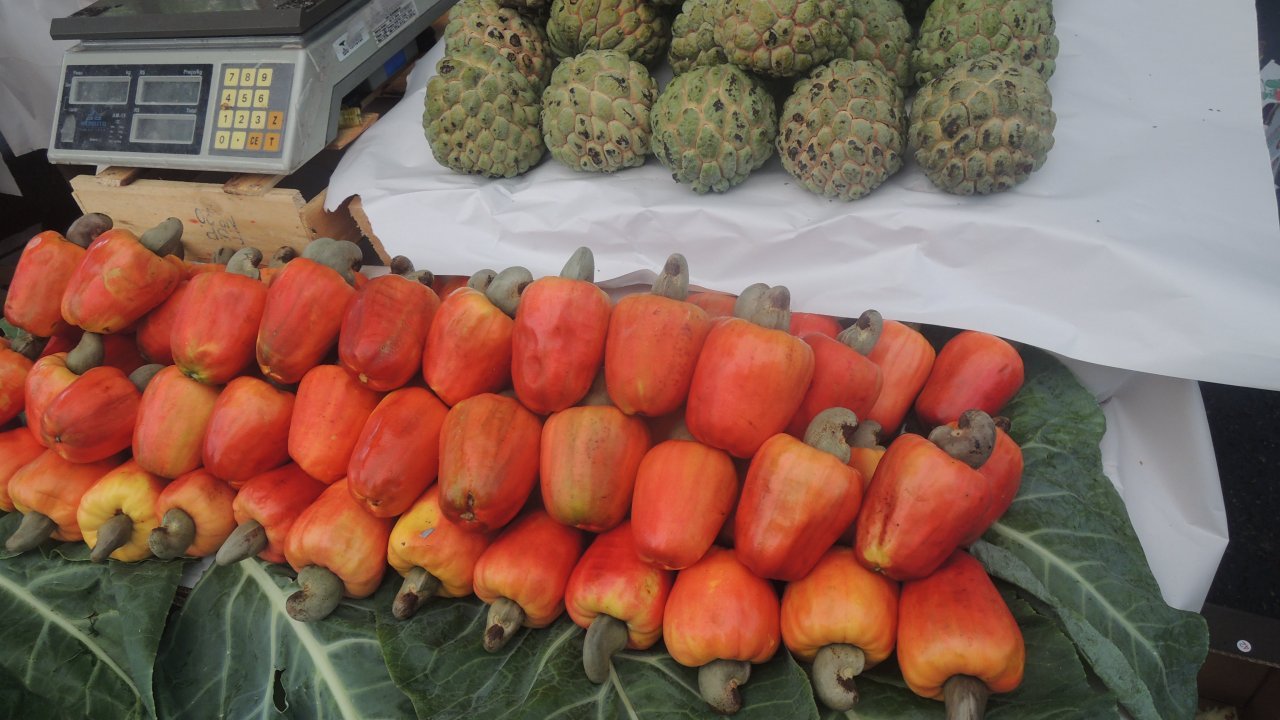 Fruit stand at the farmers market