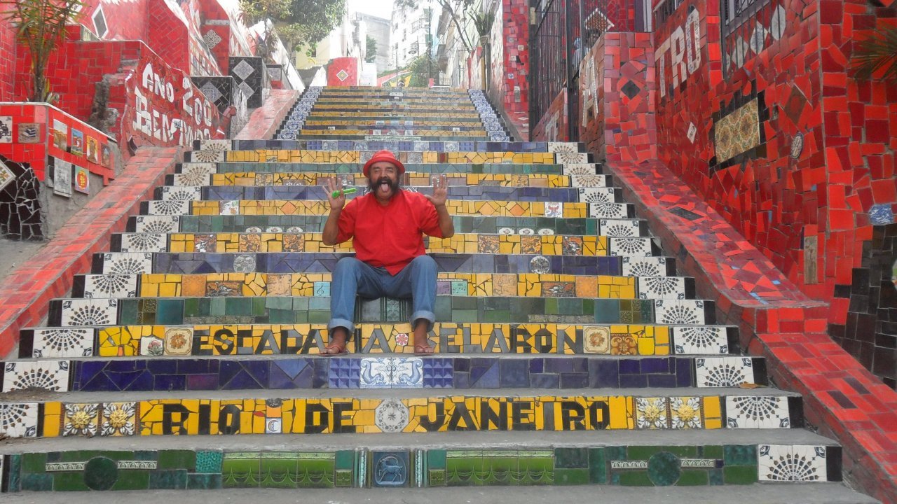 Selaron at the steps