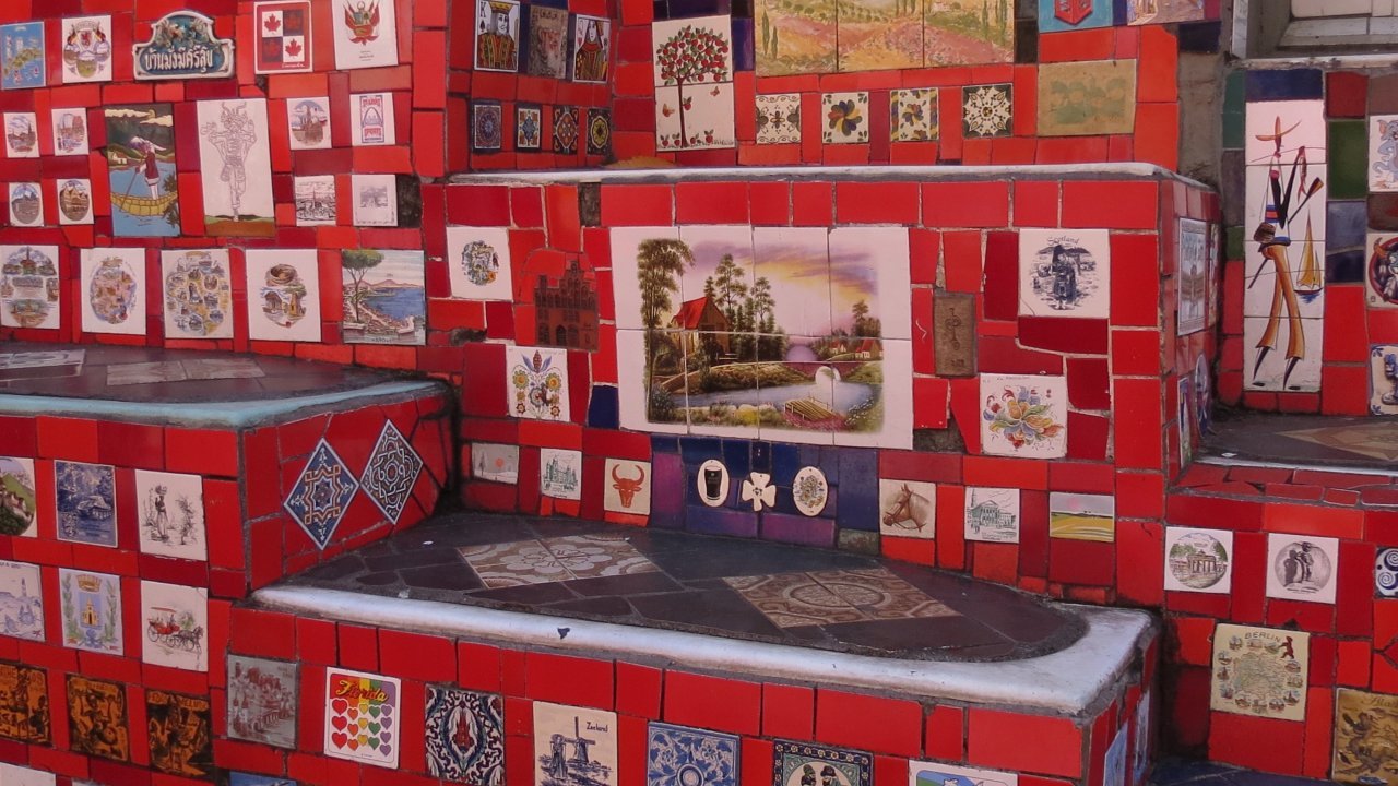 Tiles at Selaron Steps