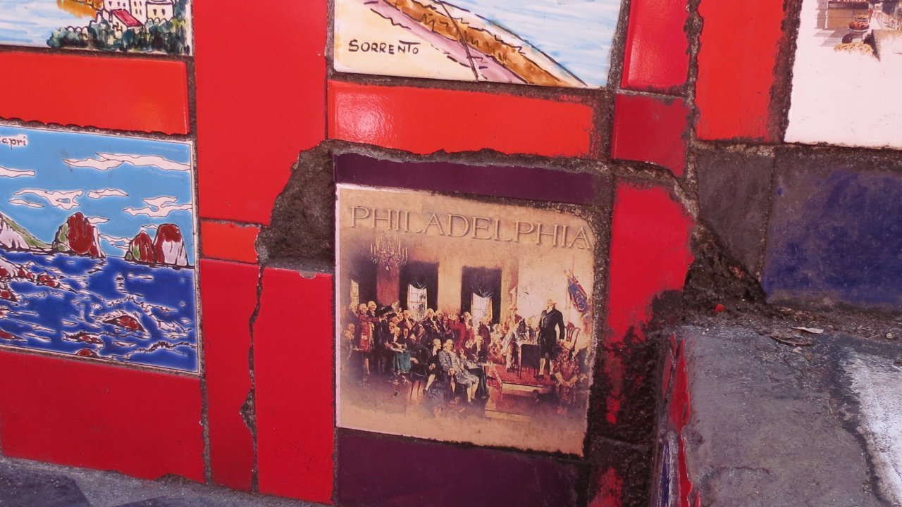 Tiles at Selaron Steps