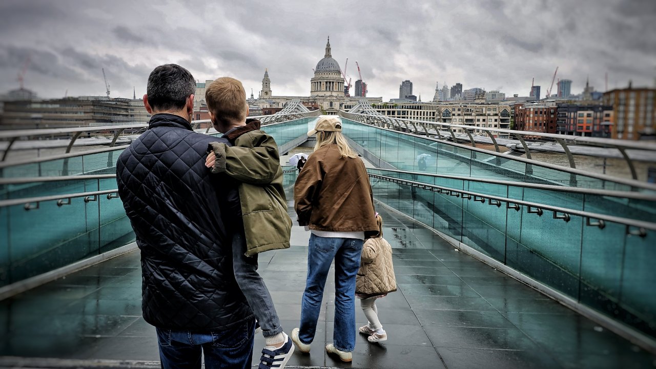 Millennium Bridge and St Paul's Cathedral