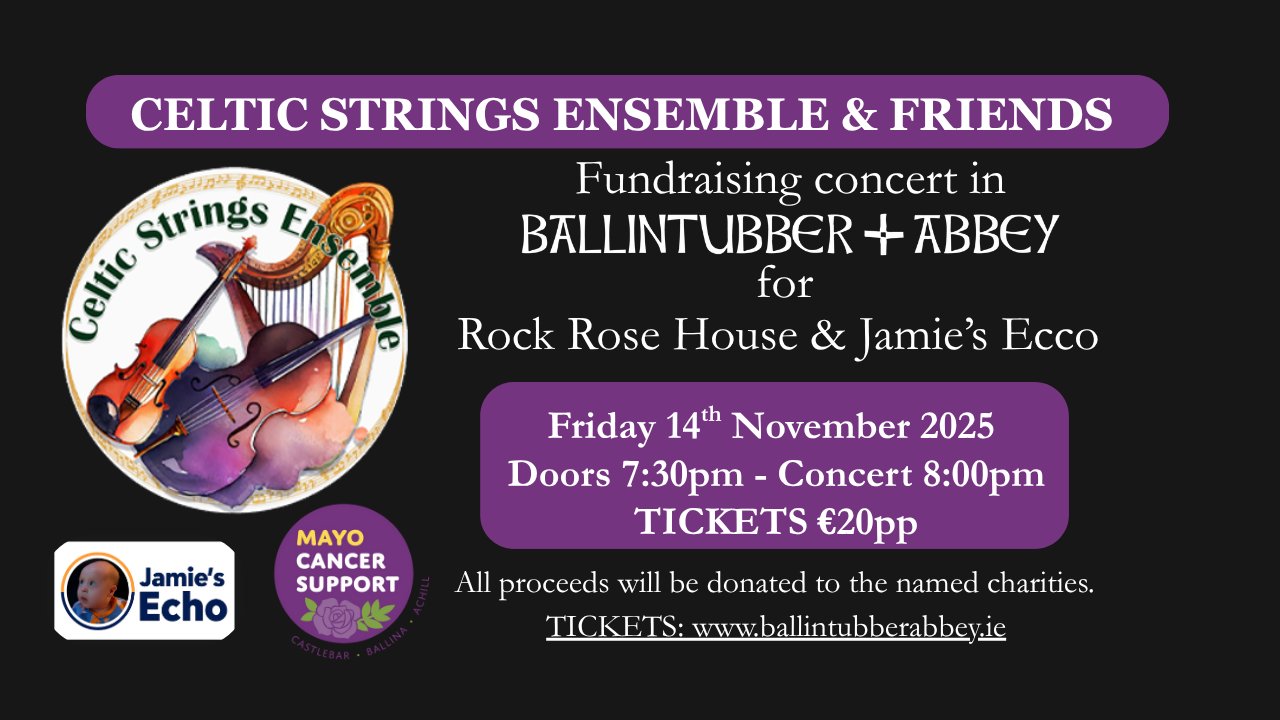 Fundraising Concert – Celtic Strings Ensemble & Friends 