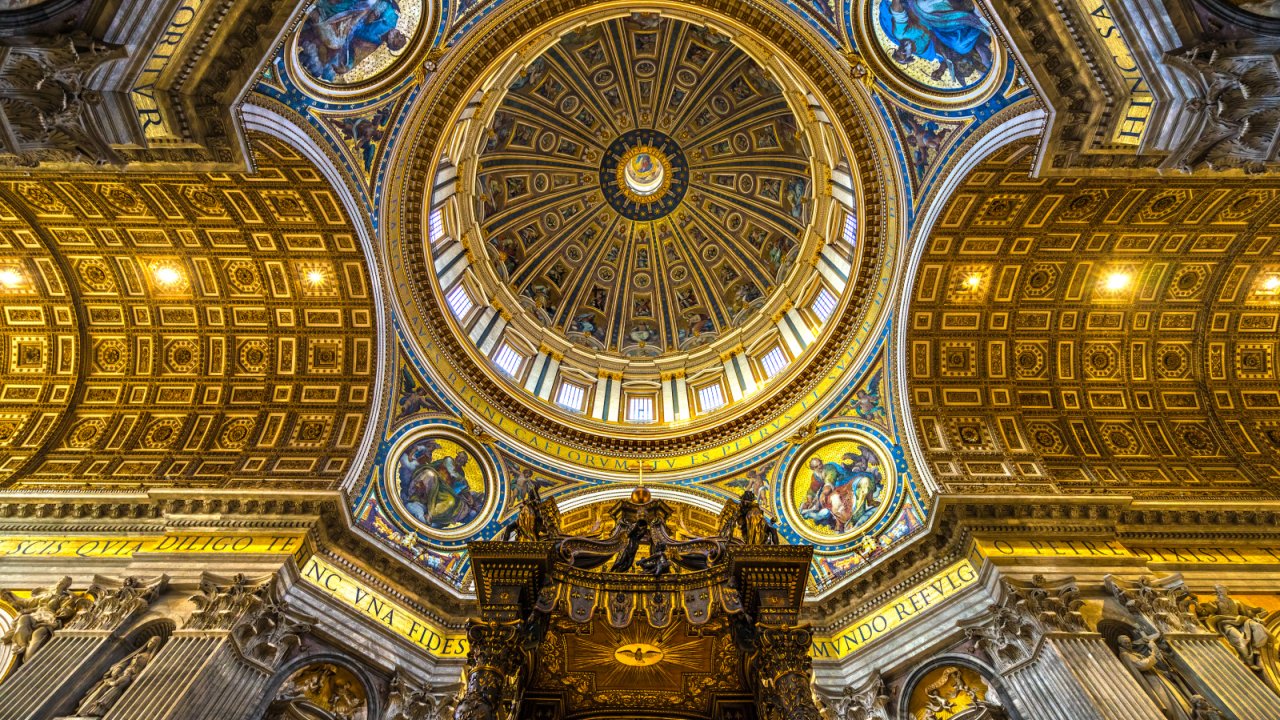 St. Peter's Dome at Dawn I