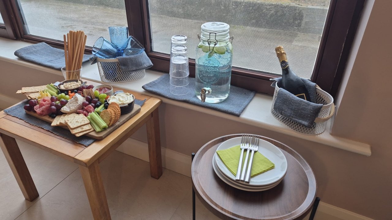 Enjoy our grazing board to share as an add on to our Two hour Seaweed bath experience