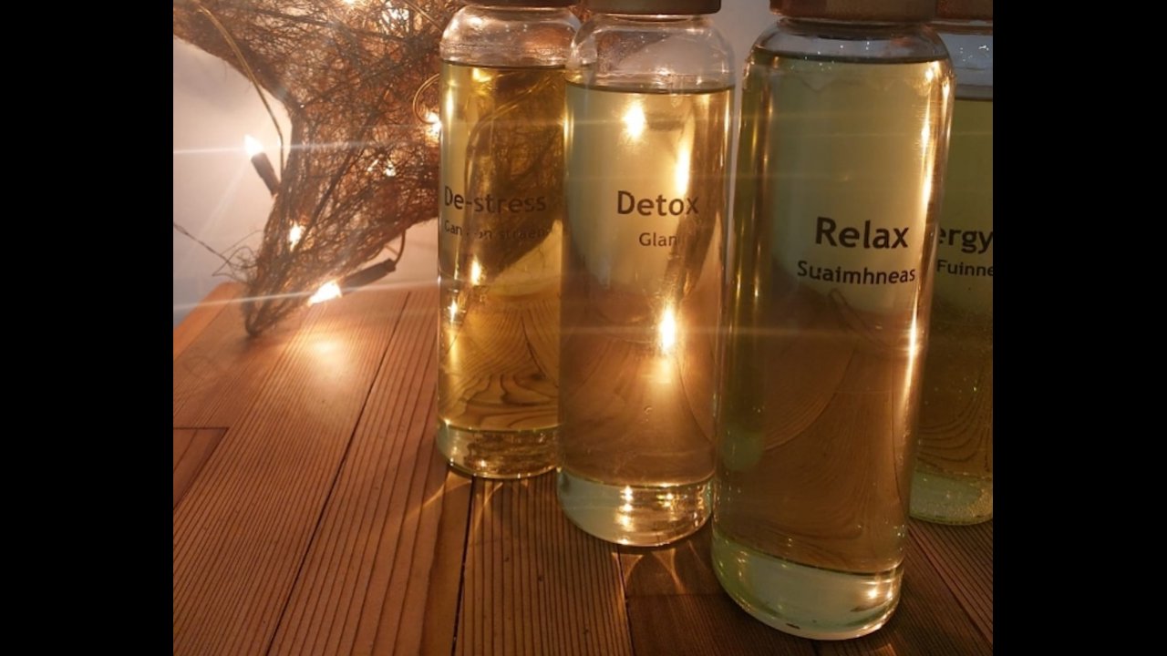 You choose from our range of in-house blended aroma oils