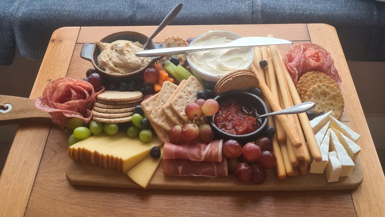 Enjoy our grazing board to share, as you relax after your bath