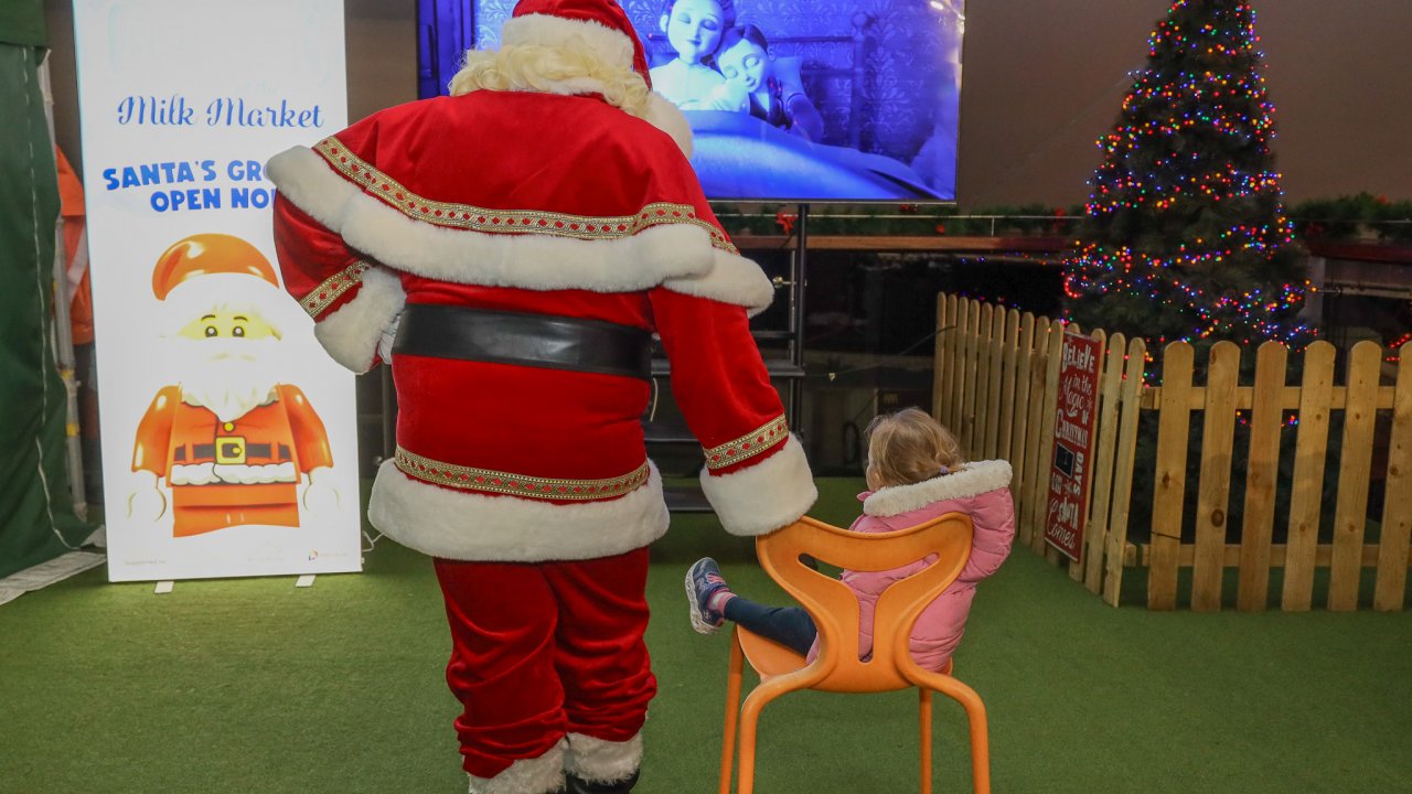 Santa Watching Angela's Christmas