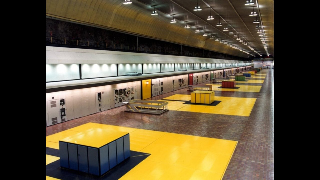 The Generator Floor of the Underground Generating Station