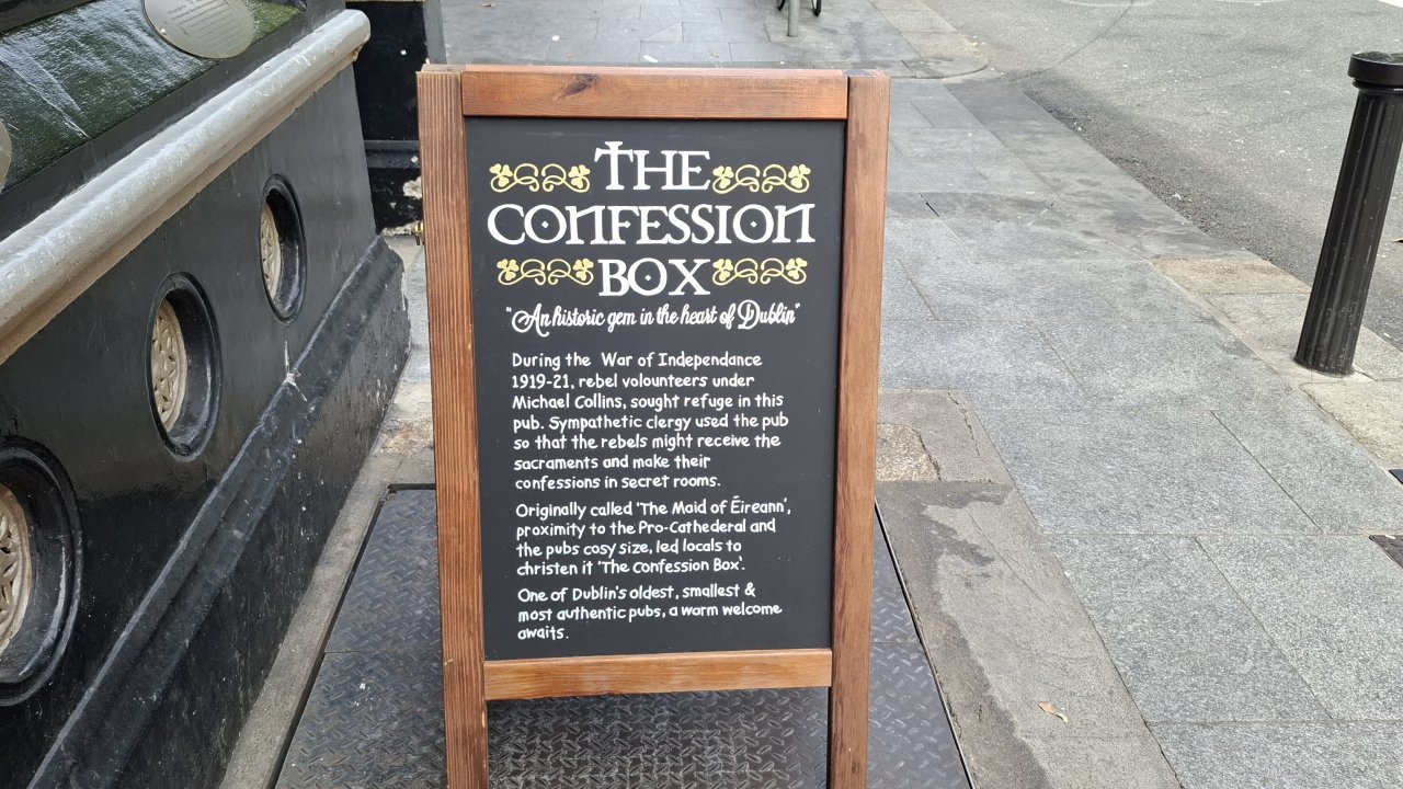The Confession Box which is one of Dublin's hidden gem pubs