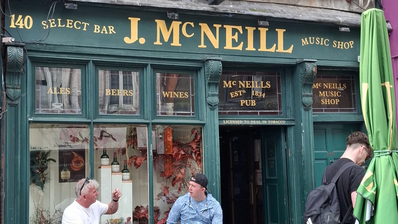 McNeils Pub which is one of Dublin's hidden gem Pubs