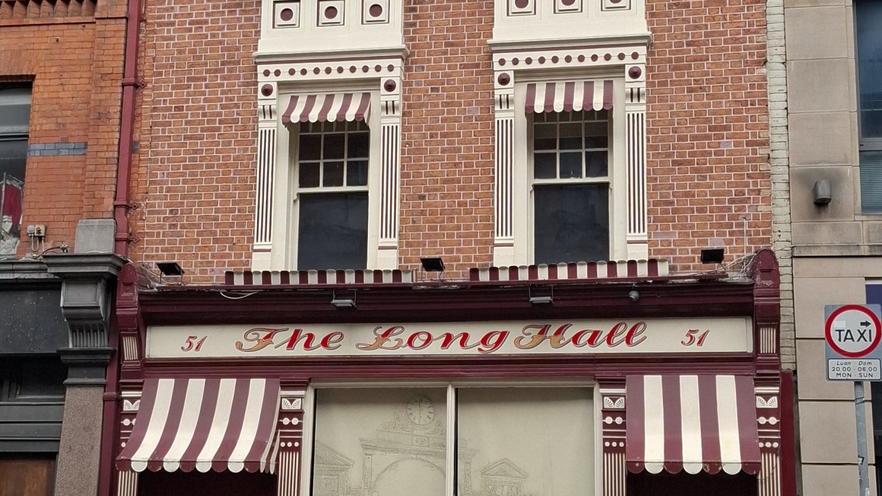 The Long Hall which is Bruce Springsteen's favourite pub in Dublin