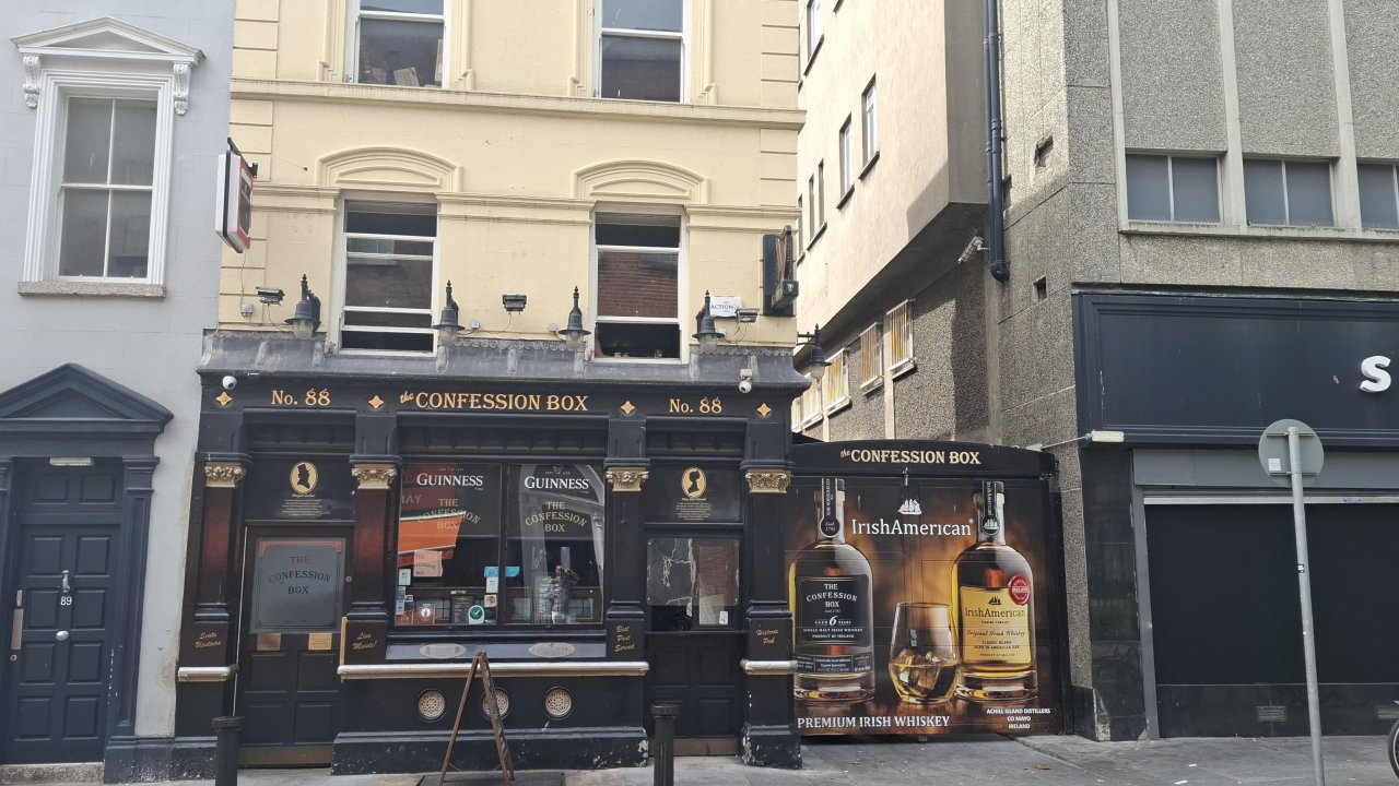 The Confession Box Pub which is full of Dublin History & Stories