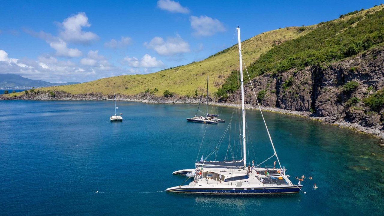 Catamaran sailing excursion in St. Kitts and Nevis