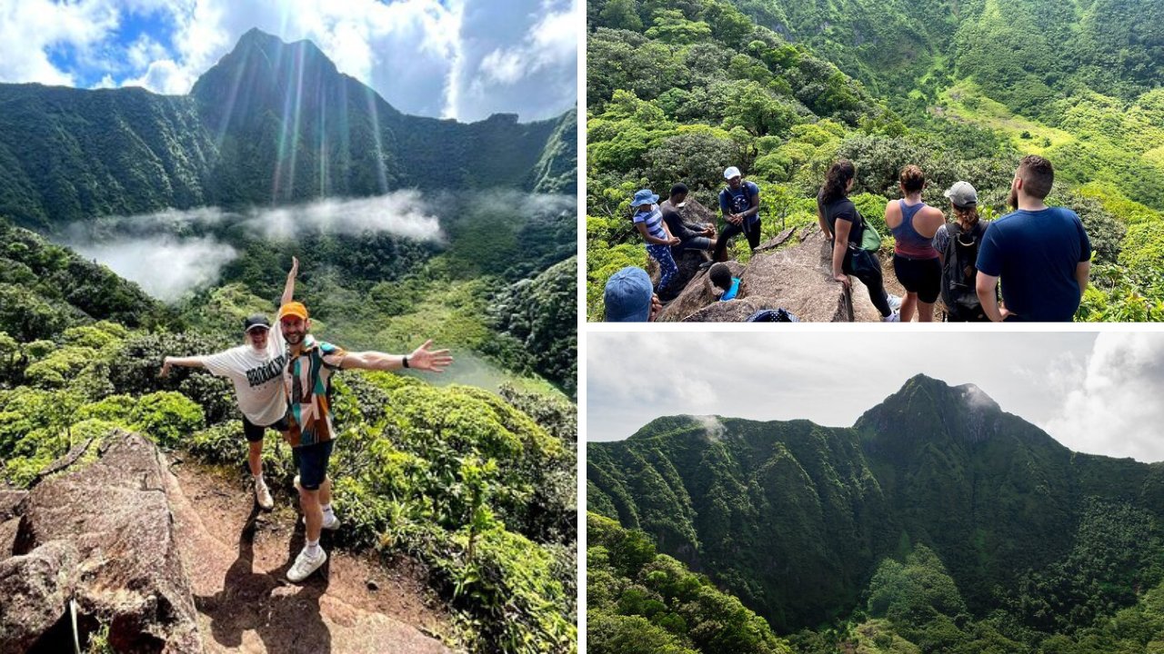 Mount Liamuiga volcano hiking adventure in St. Kitts