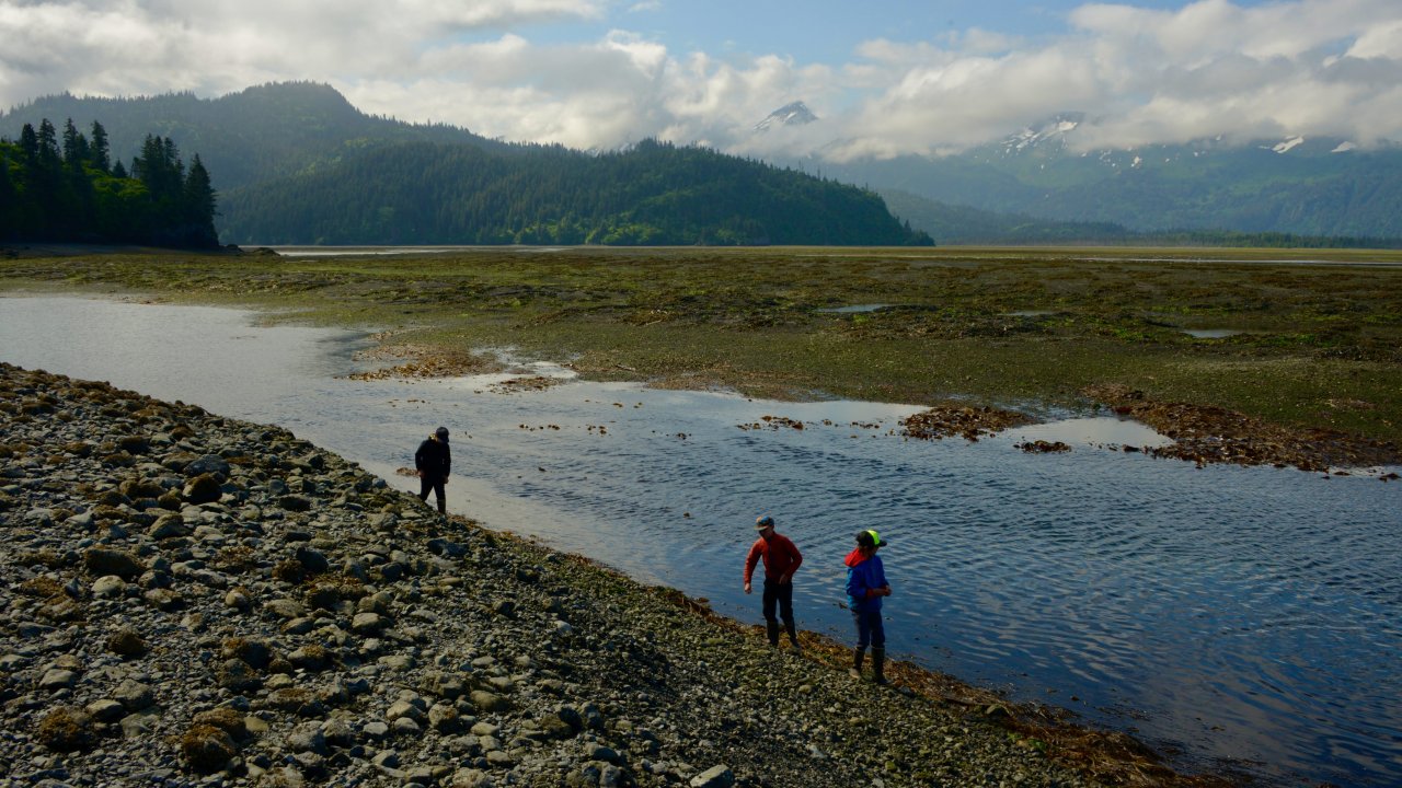 Exploring the tidepools of China Poot Bay