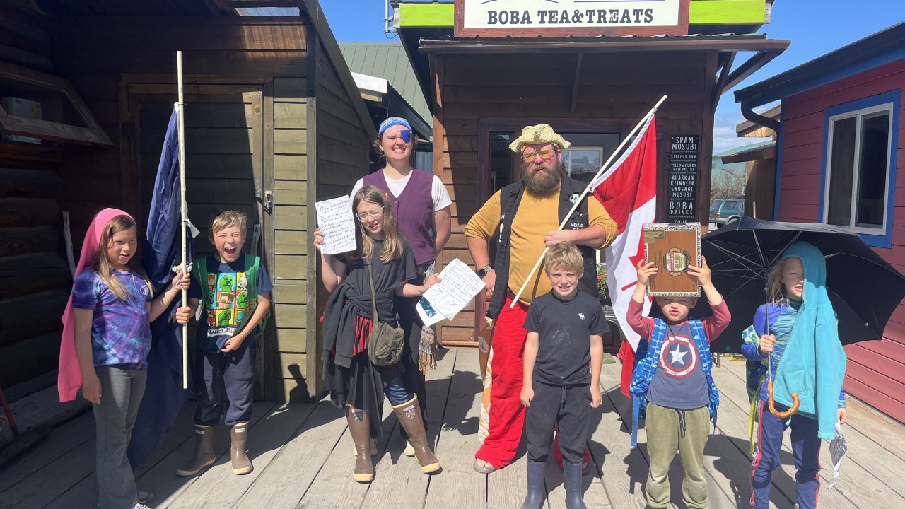 SPIT Kids find pirate's treasure.