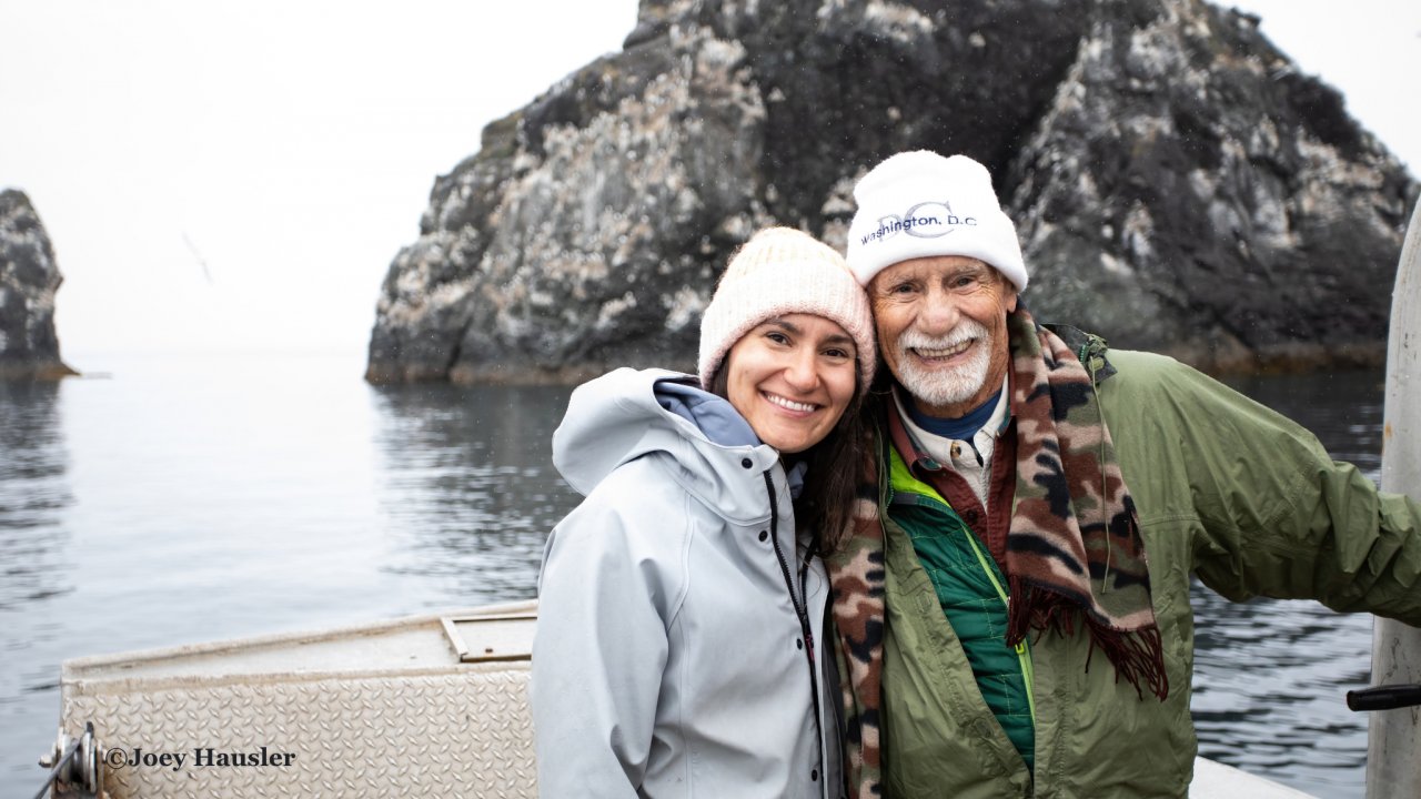 Cruising by Gull Island. Photo by Joey Hausler.
