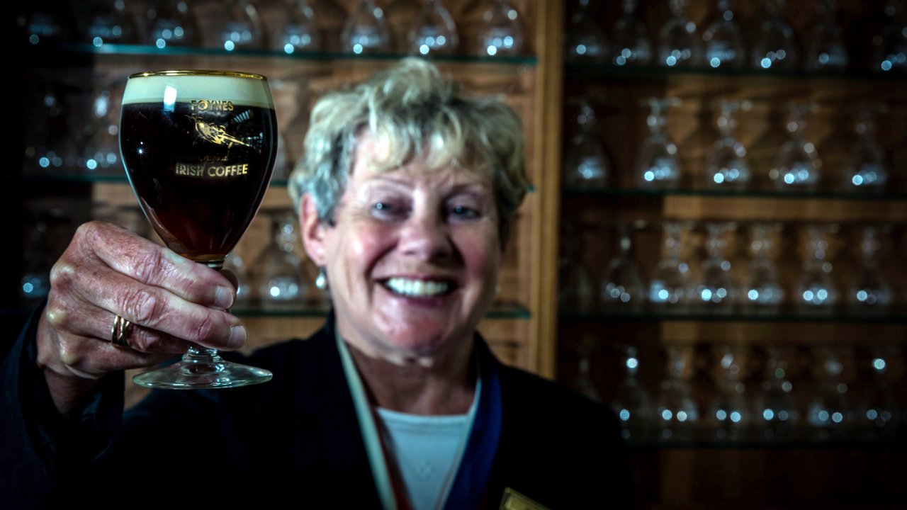 You will be awarded an Irish Coffee Champion medallion and certificate to take home with you