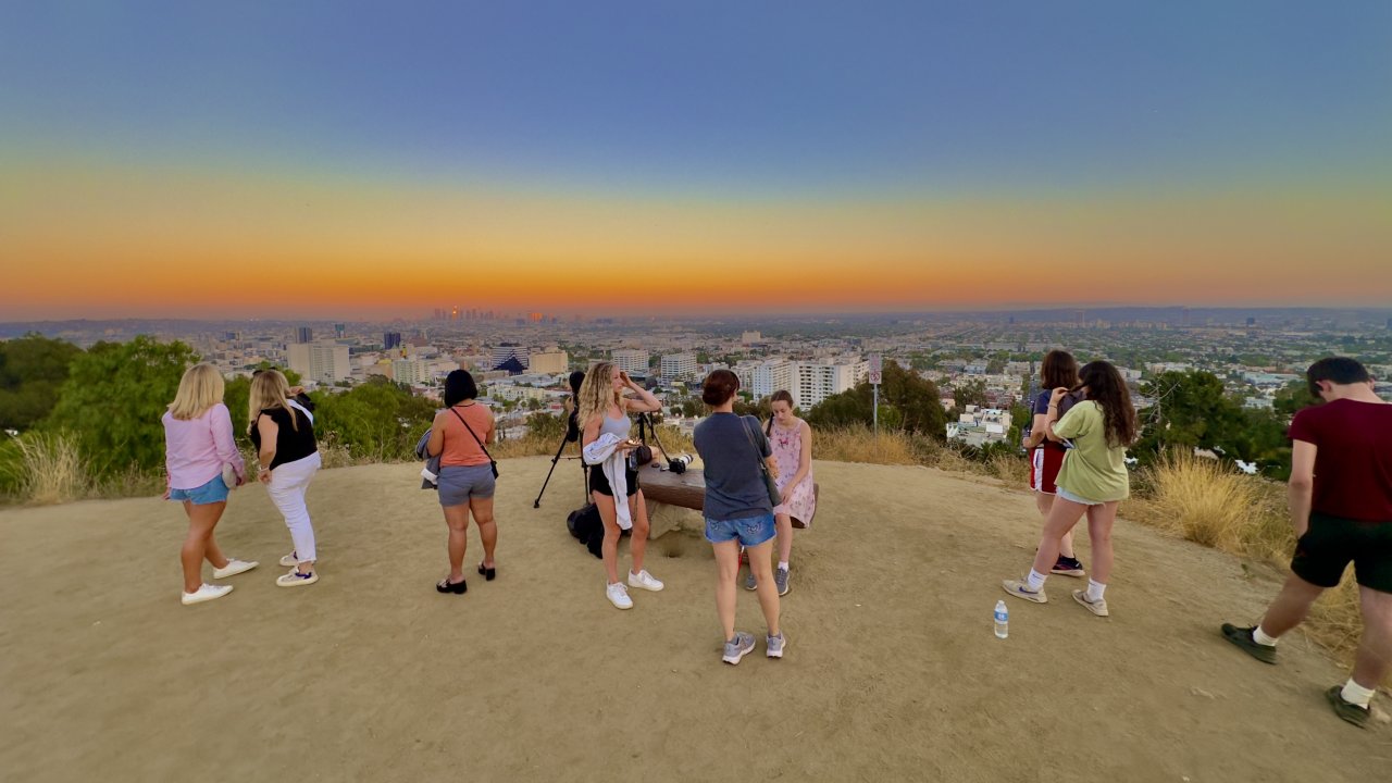 Skyline Sunset Views of Los Angeles