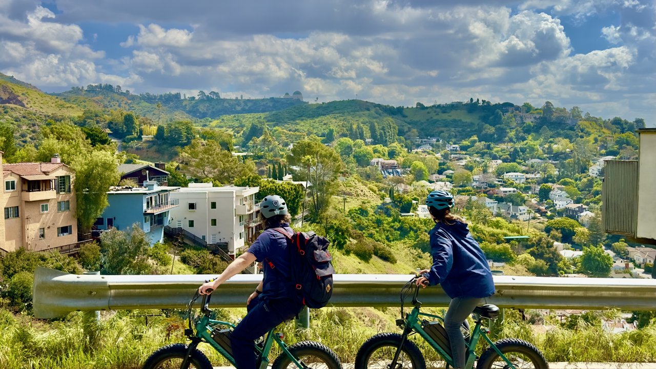 Griffith Park and Hollywood Sign E-Bike Tour with Scott in Los Angeles