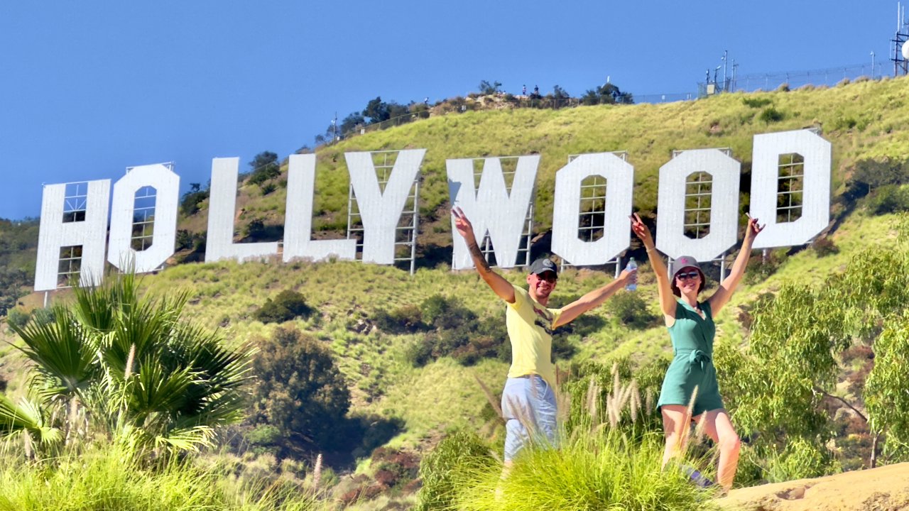 Ride to the front of the Hollywood Sign