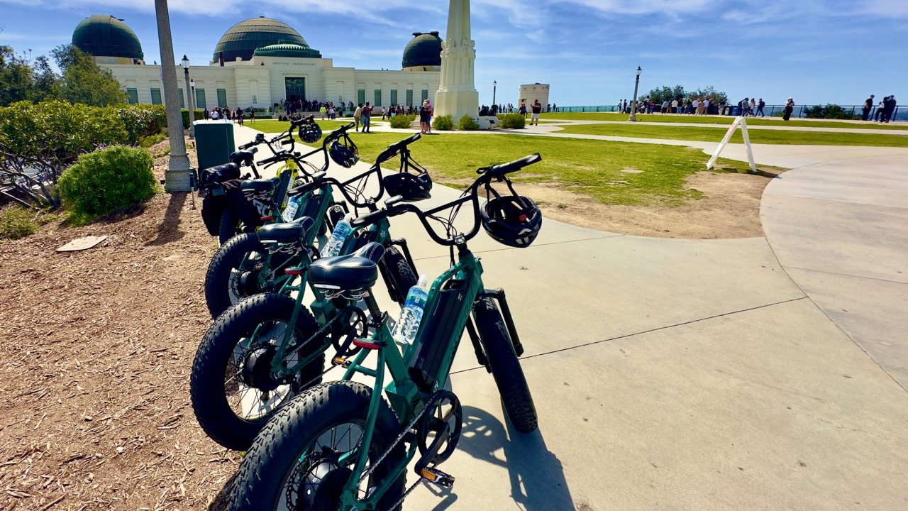 Griffith Observatory: Scott E-Bike Tours LA Private Tour