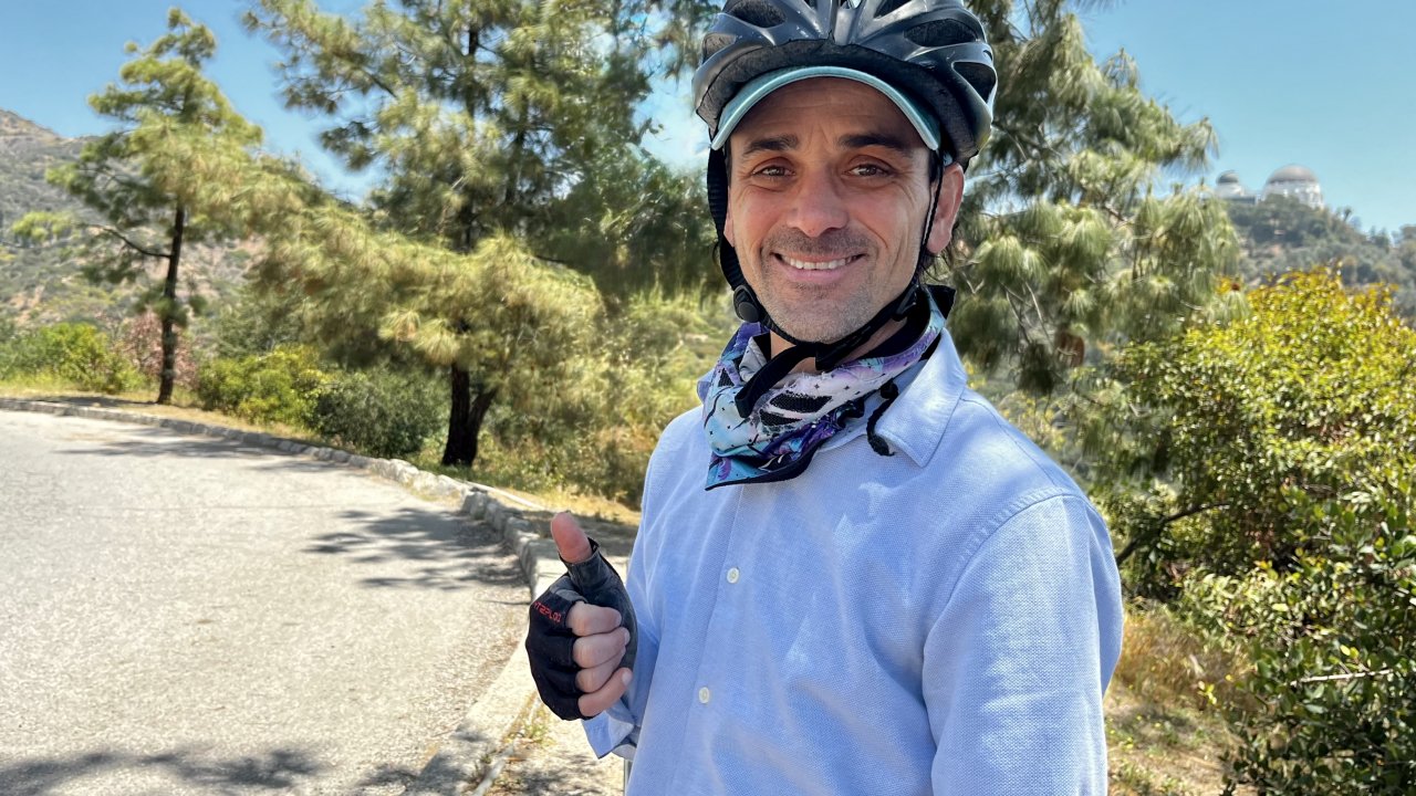Griffith Observatory: Scott E-Bike Tours LA Private Tour