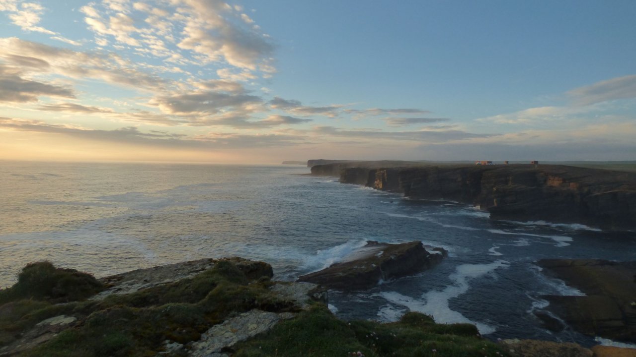 Evening light, Yesnaby Coastline