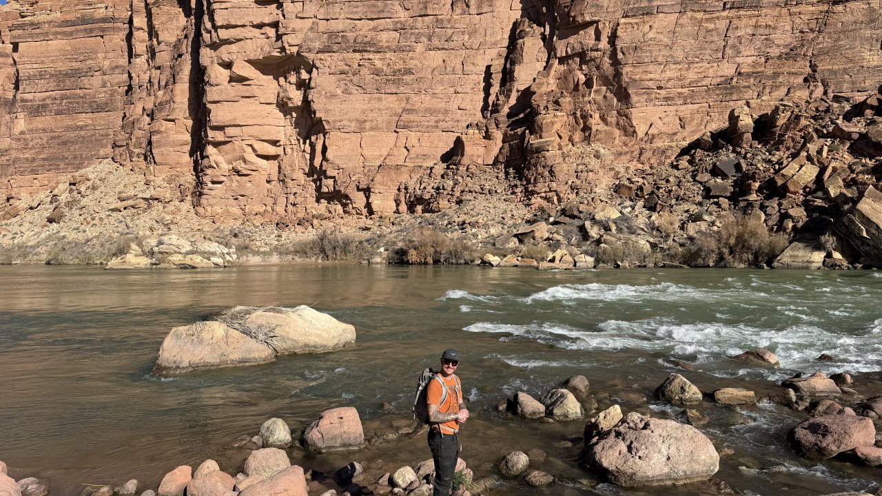 Enjoying the Colorado River