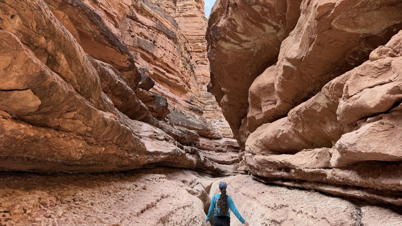 Hiking in the canyon