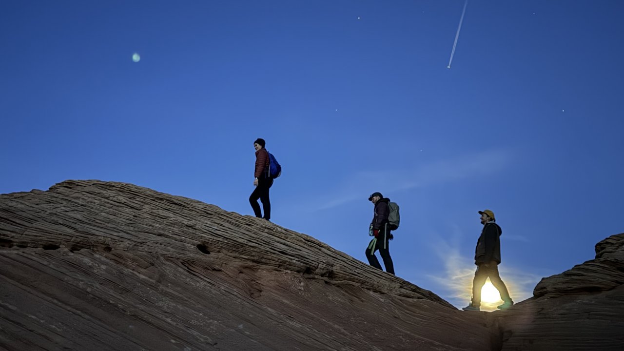 Night hiking
