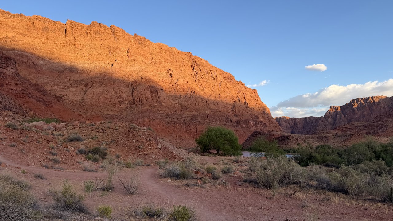 Sunset in Marble Canyon, AZ