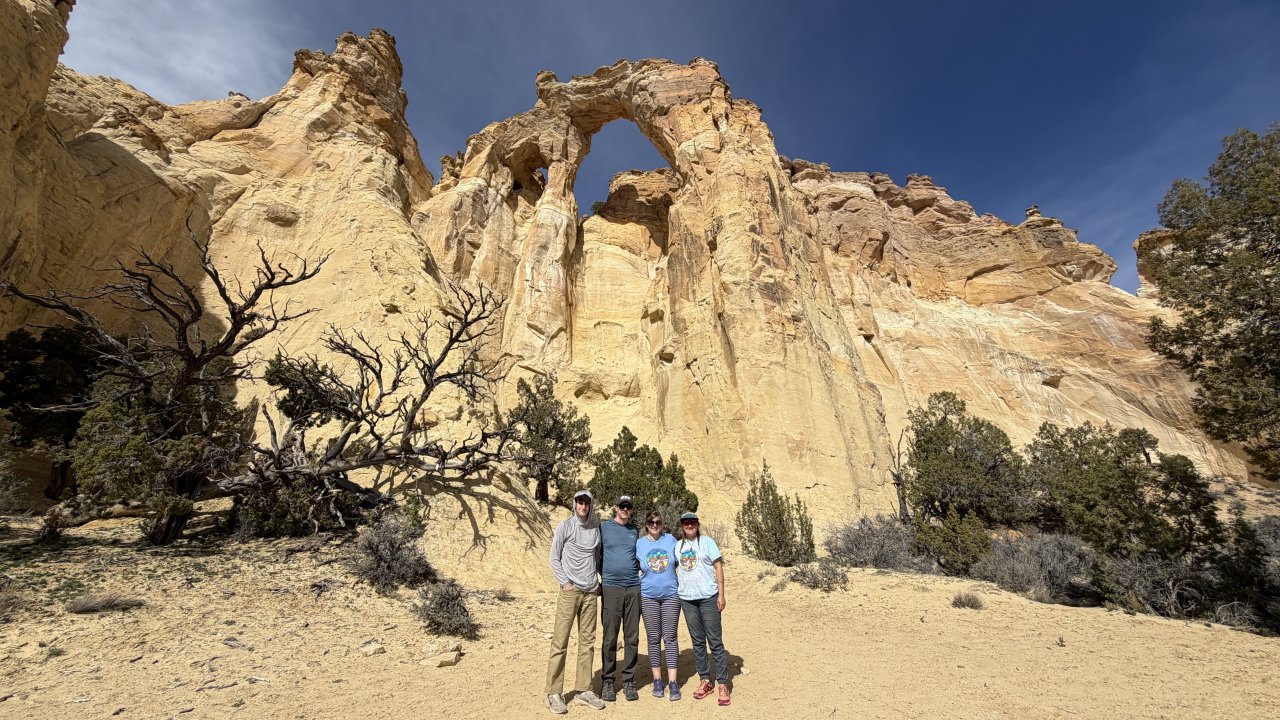 Optional hike to arch