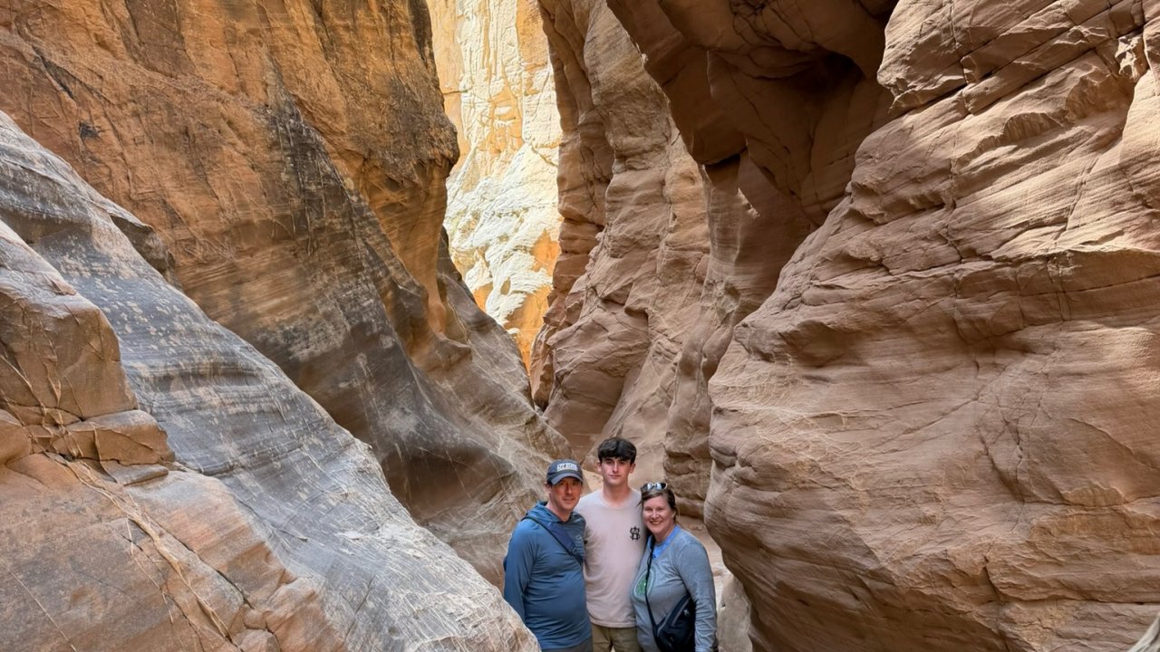 Optional hike through slot canyon