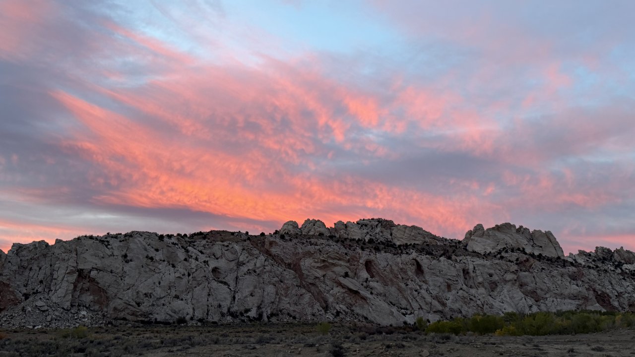 Cottonwood Canyon Rd sunset