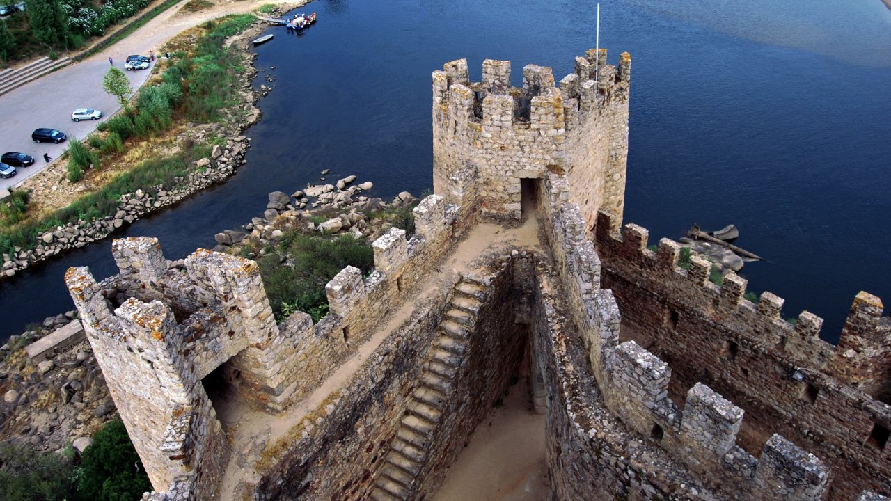 Almourol Castle View