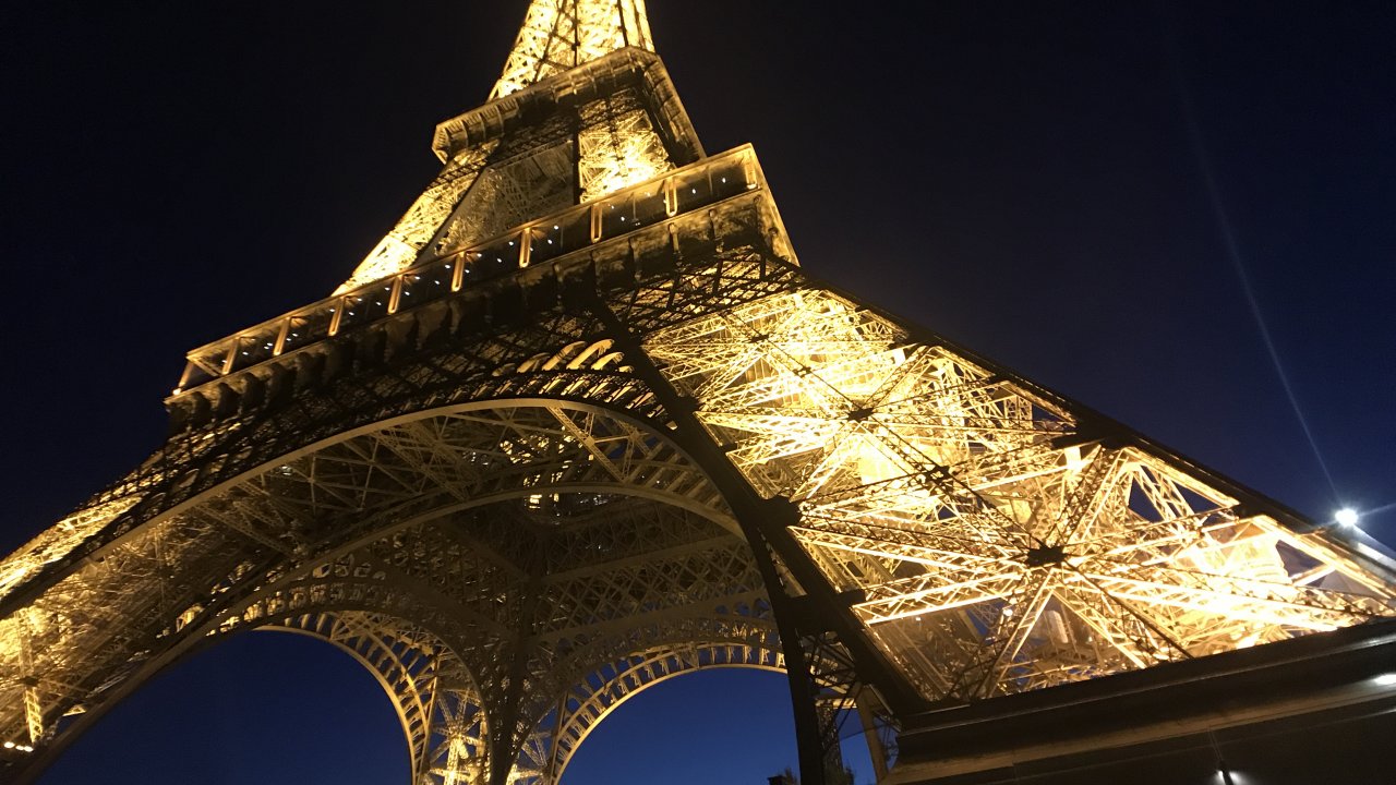 The famous Eiffel Tower